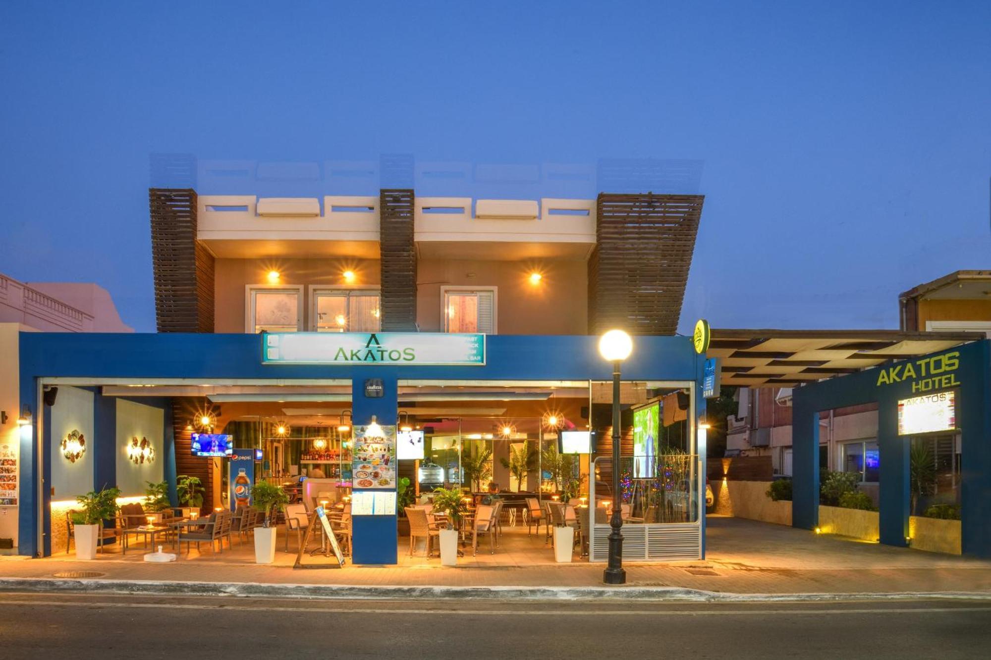 Akatos Hotel Agia Marina  Luaran gambar